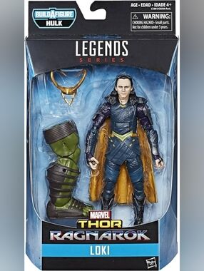 Marvel Legends Thor Ragnarok Loki Action Figure Hulk Build a Figure